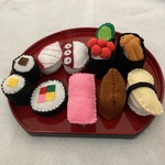 【handmade】お寿司 おすし フェルト ハンドメイド/10巻セット