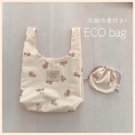 【ivory】くまのエコバッグ🐻巾着付き