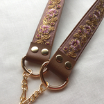 インド刺繍リボンのショルダーストラップ