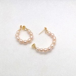 淡水パール、バロックパール、フープピアス