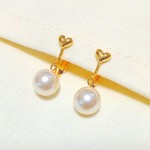 【再販多数♡ﾘﾆｭｰｱﾙ】ハート♡コットンパールのイヤリング