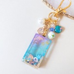 8/26【012】 シャラシャラ海の物語キーホルダー　シャカシャカ　シャカシャカ　レジン