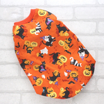 犬服　ハロウィン　オレンジ　タンクトップ　ハンドメイド