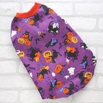 犬服　ハロウィン　パープル　タンクトップ　ハンドメイド