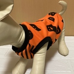 ハロウィン 🎃おばけ柄タンクトップ　オーダー製作品　犬服ハンドメイド　コスチューム