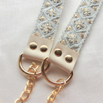 インド刺繍リボンのショルダーストラップ