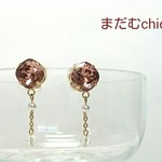 Rose   Wine  Bejou♡ Pierce.Earing