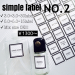 【NO.2】フルオーダーラベル 耐水抜群