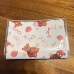 おすそ分けミニ蛇腹ファイル　くま×いちご
