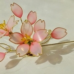 桐山ツツジ様宛　【ディップアート】桜のハットピン