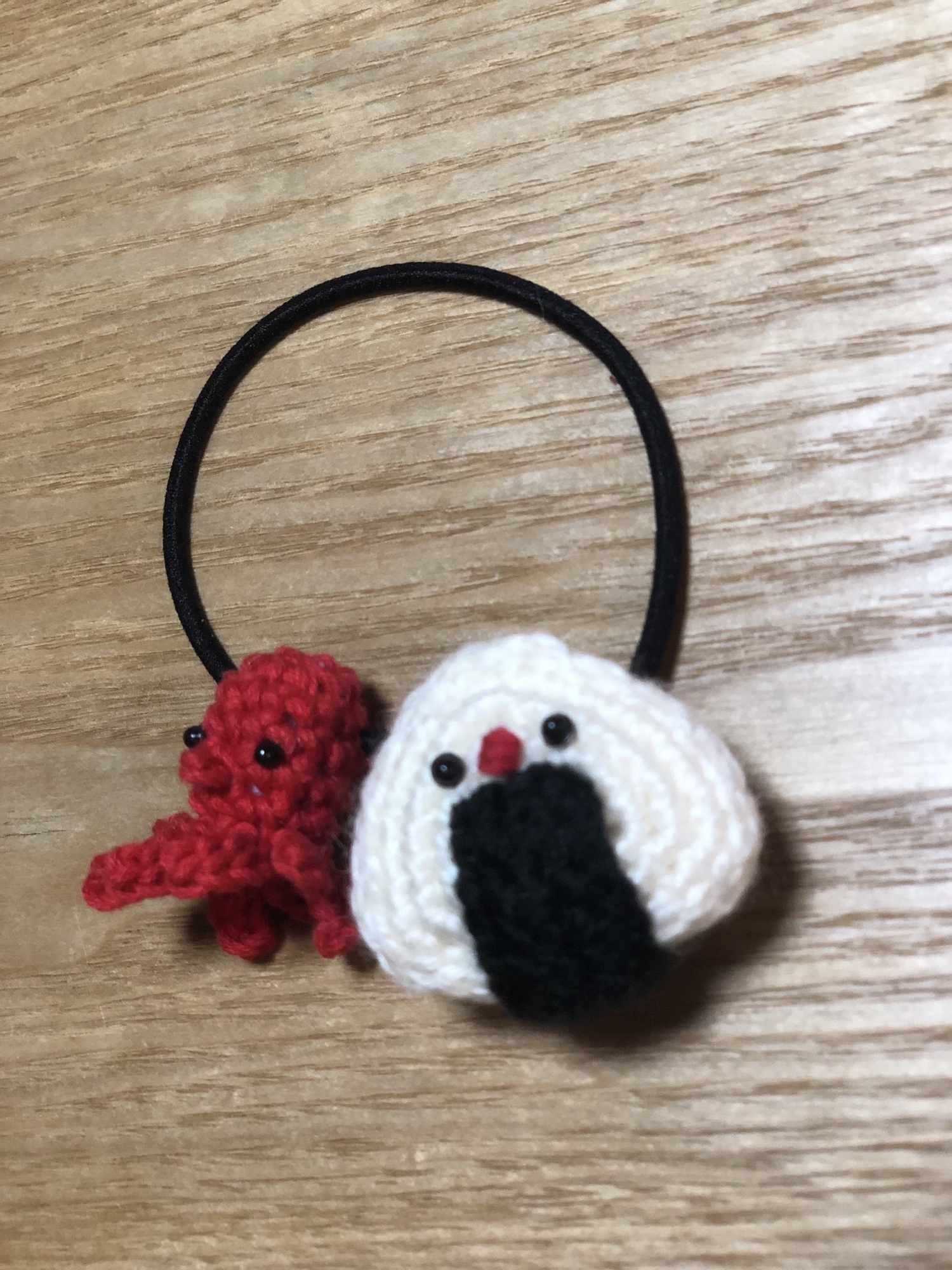 ヘアゴム　ベビーヘアクリップ　おにぎり　タコさんウィンナー　ちびおにぎり ヘアゴム ベビーヘアクリップ おにぎり タコさんウィンナー ちび