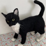  リアル羊毛フェルト猫オーダー　メモリアル