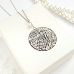 【再販】シルバーアートネックレス