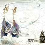 紫陽花petalのゆらゆらピアス、イヤリング【再販 】