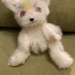 包むほわほわ虹のきつねさん
