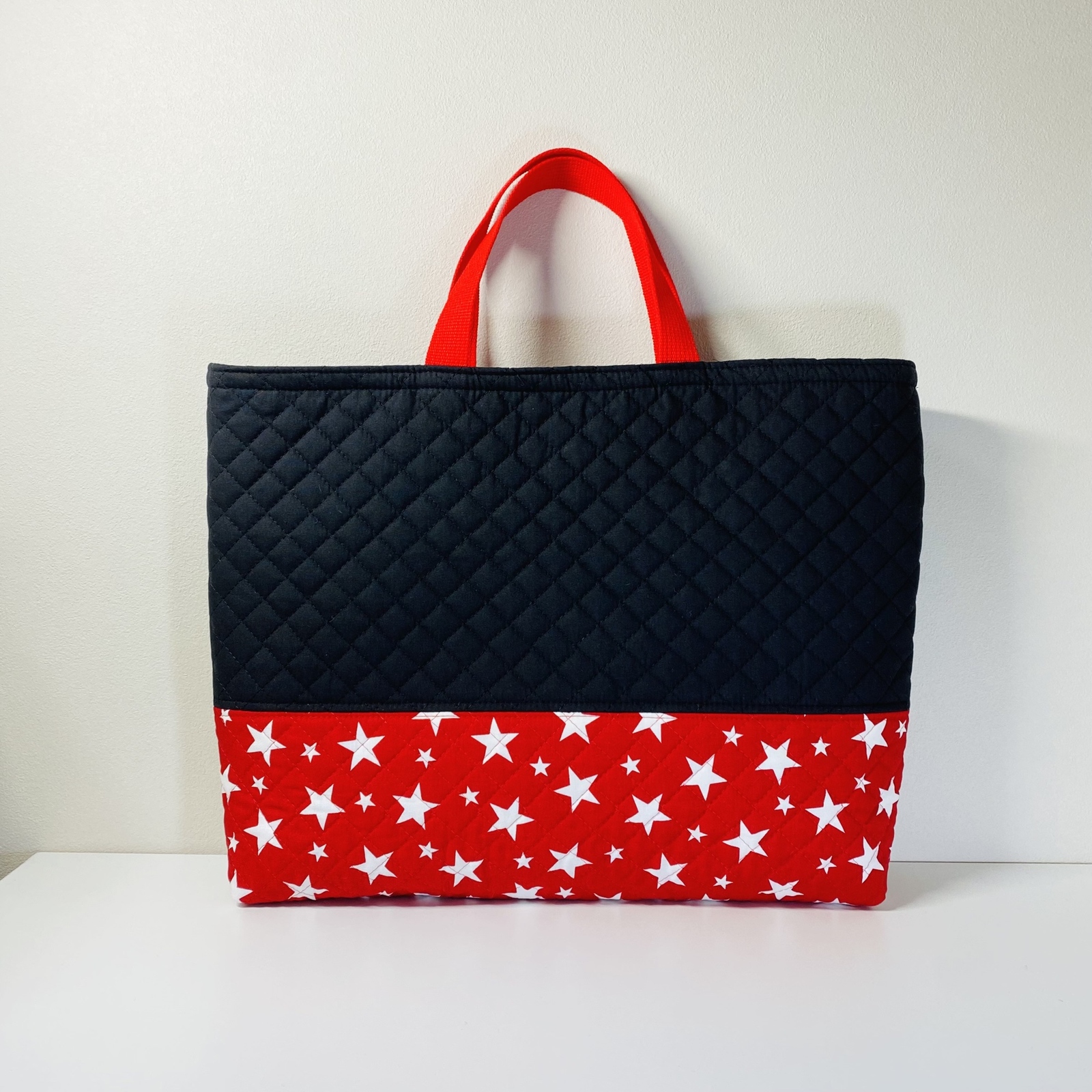 お名前刺繍無料サービス】星柄☆ レッスンバッグ - PONPON789