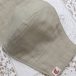 cottonスラブダブルガーゼの立体マスク+インナーガーゼ2枚♡呼吸しやすい㊸