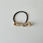2pattern bow : ライラック ヘアゴム 3cm
