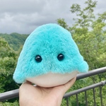 クジラ？のくぅたんちょっと大きめぬいぐるみ　