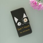手帳型 ケース カバー iPhone 11 Pro Max iPhoneXS X iPhone8 7 iPhoneSE 5s 5 GalaxyS10 ●U40黒猫