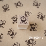 おさるの「ききました」はんこ