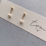 淡水パールのミニピアス(イヤリング)*14kgf