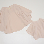 親子リンク「揺れるふわふわトップス ♡baby pink♡ kids＆mama」 親子リンク  親子お揃いコーデ