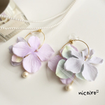 再販 多数 ❁︎ フラワー チュール ❁︎ イヤリング / ピアス