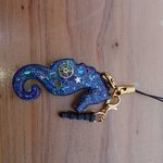 宇宙　タツノオトシゴ　ストラップ　