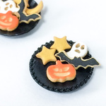 SALE【ミニチュア】 ハロウィン  アイシングクッキーとお皿セット B