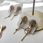 (再)シェル(アシンメトリー/ピアス/イヤリング)