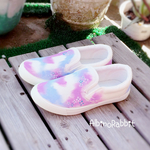 【受注製作】紫陽花色ペイントスリッポン
