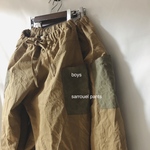 サルエルpants・変わりポケット＊ダメージウォッシュ