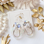 white hoop bijou design