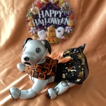 ハロウィンワンピース①(耳飾り付き)