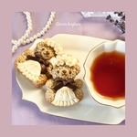 【ネックレス】ごちそうティータイムテディベアクッキー・紅茶味