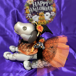 ハロウィンチュチュ３点セット(オレンジ)