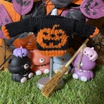 リカちゃんハロウィンカーディガン①