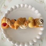 8種のパンのバレッタ♡8cmG