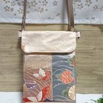 帯リメイク🌷スマホショルダーバッグ