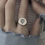 New ▽ Silver ring R97