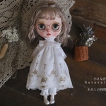 レースの白色ワンピースset