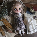 クロス刺繍のお洋服set