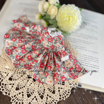 ブライスアウトフィット　リバティドレス　赤の花のドレス　