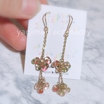 送料無料💖ちゅるんｯ⭐️アンティーク調大人可愛いピアス/イヤリング♡粒々が可愛い♡ファルファーレちゃん✧Newカラー
