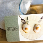 リアル寄り！🍳めだまやきピアス