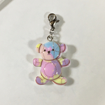 〈再販〉マスク・ファスナーチャーム　ぷっくりカラフルベアー