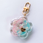 Cloud shaker keychain (flower)