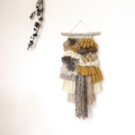 【一点もの】流木　ウィービング タペストリー『秋麗』