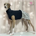 【イタグレ用犬服】アランニットでふんわりあたたか⭐︎ハイネックアニマルワンピ🌟